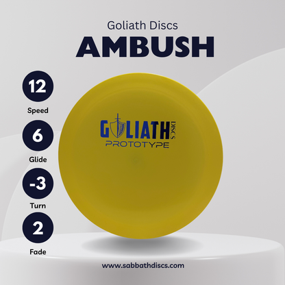 Ambush - Ultra Light Weight Plastic - Goliath Discs