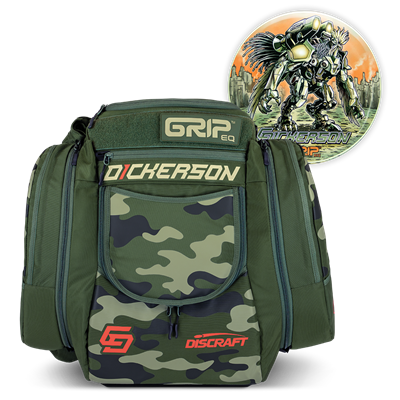 Chris Dickerson Grip EQ AX5 Disc Golf Bag w/ BUZZZ